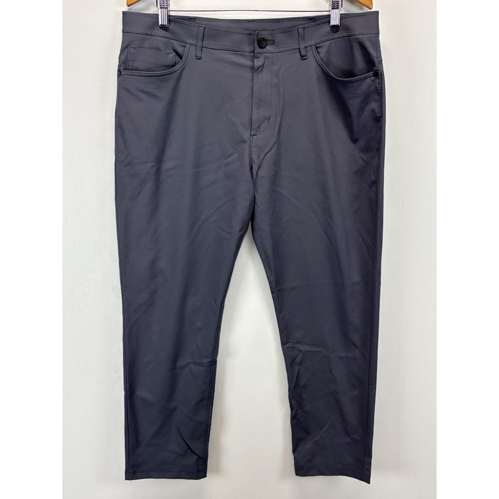 Public Rec Pants Men's 36x30 (Actual 36x28) Gray Performance Workday Golf